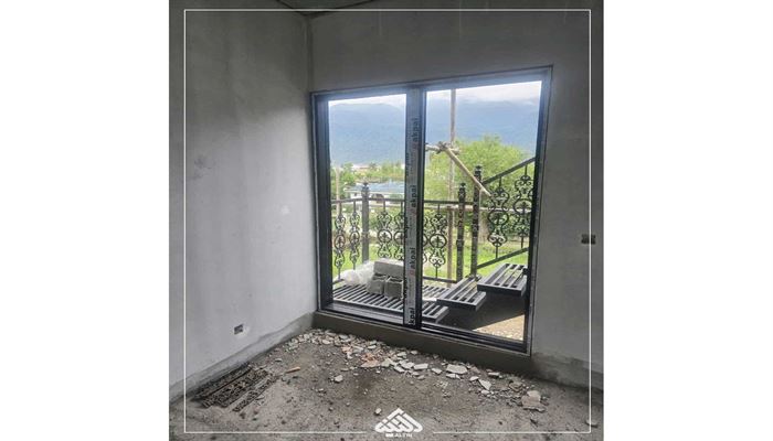 تکمیل و شروع نصب پنجره دو جداره چلندرمهندس زارعی 